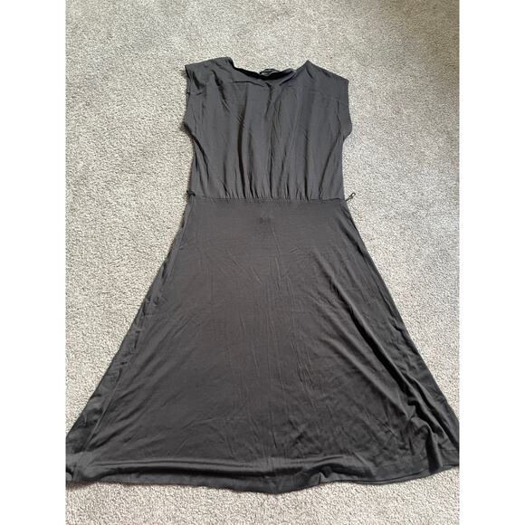 Banana Republic 100% Silk Dress Womens Small Gray Sleeveless Career Stretchy - Picture 12 of 12